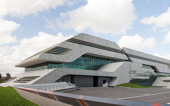 Pierre Vives building . Montpellier . Zaha Hadid