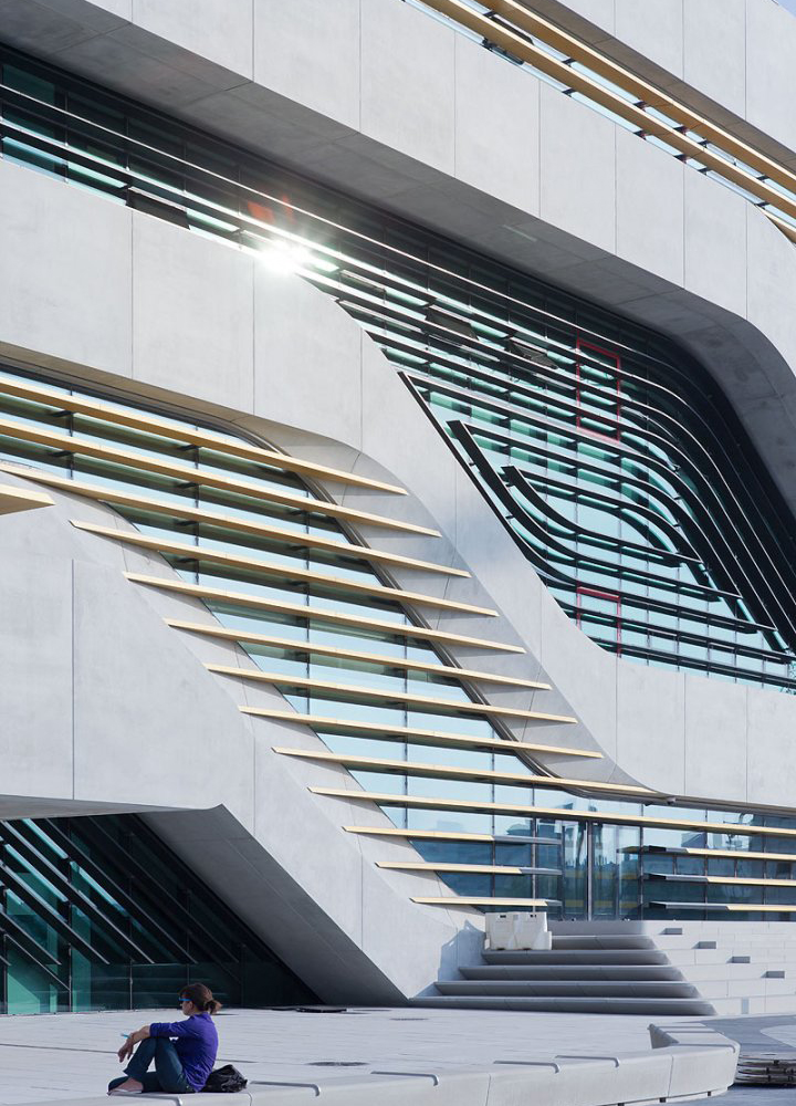 Pierre Vives building . Montpellier . Zaha Hadid