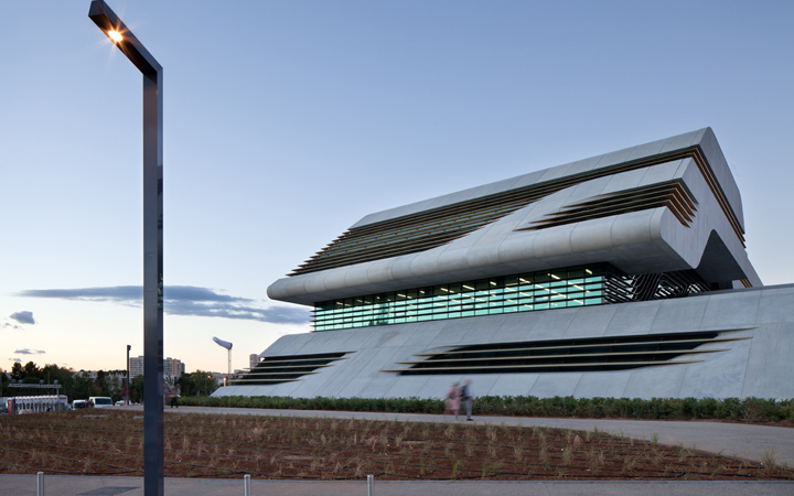 Pierre Vives building . Montpellier . Zaha Hadid