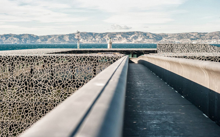 MuCem Museum . Rudy Ricciotti . Marseille . France