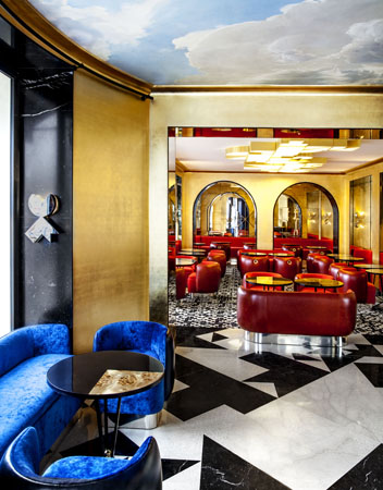 Cafè Francais . Maison Thierry . India Mahdavi . Paris . France