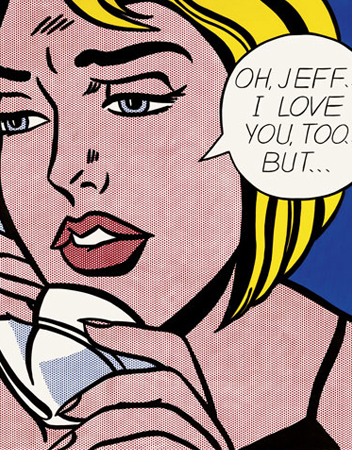 Roy Linchtenstein . Centre Pompidou . Paris . France