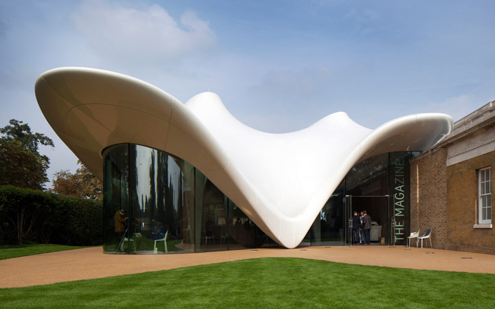 Serpentine Sackler Gallery . Zaha Hadid . Kensington Garden . London . England