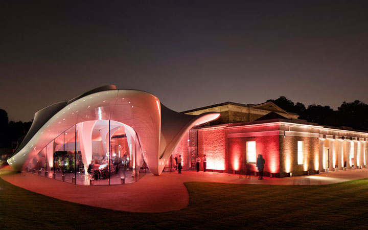 Serpentine Sackler Gallery . Zaha Hadid . Kensington Garden . London . England