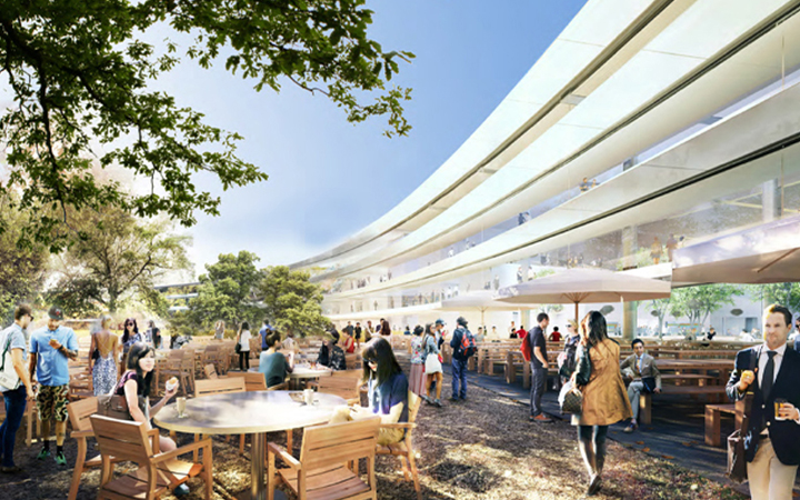 Apple Spaceship . Foster Partners . Cupernico . California . USA