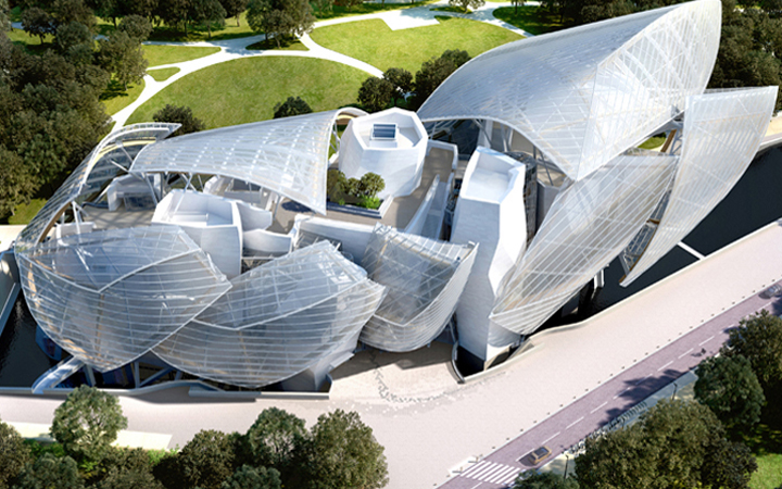 Louis Vuitton fondation . Frank Gehry . Paris . France
