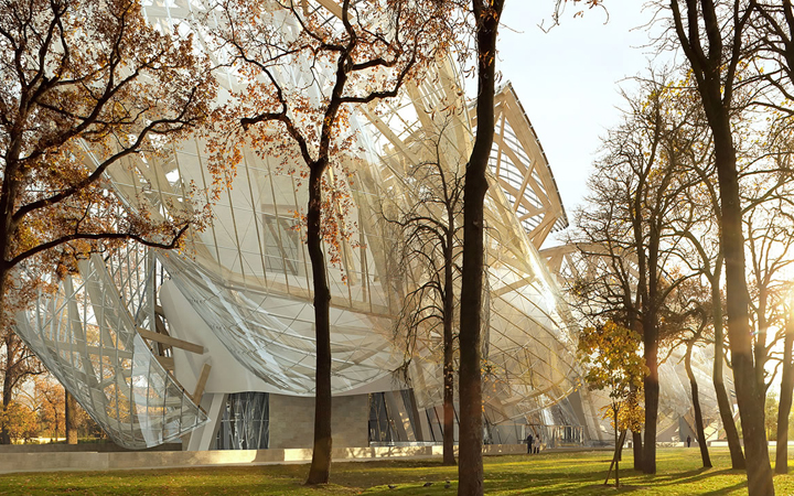 Louis Vuitton fondation . Frank Gehry . Paris . France